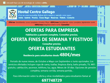 Tablet Screenshot of centrogallegocoruna.com